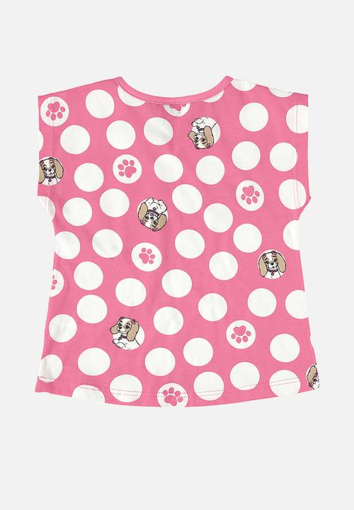 Bee Loop - Blouse and bermuda set - pink & grey