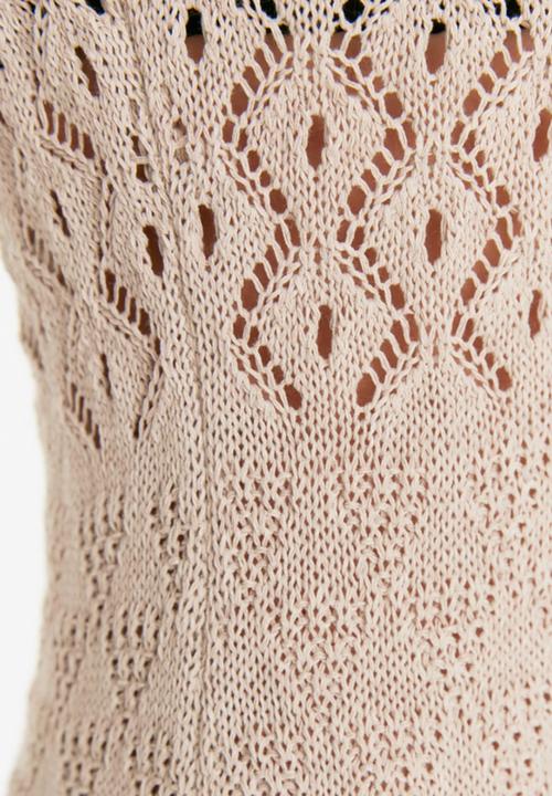 Trendyol - Knit beach dress - beige