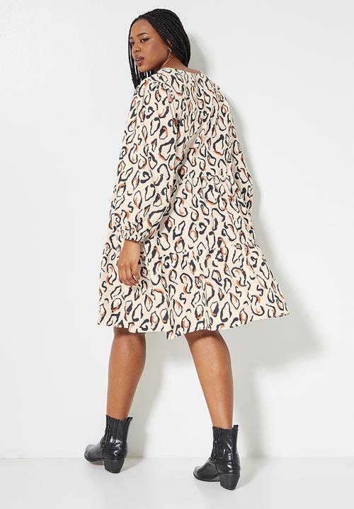 Superbalist - Short tiered dress - multi
