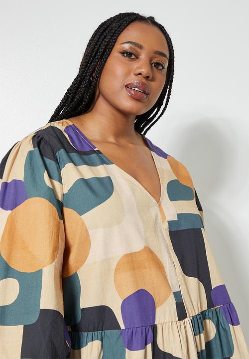 Superbalist - Short tiered dress - multi