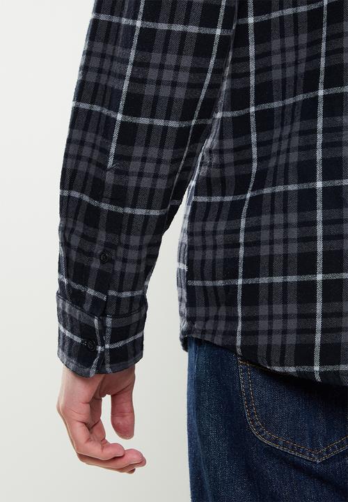 Quiksilver - Sw check waves long sleeve - iron gate check waves