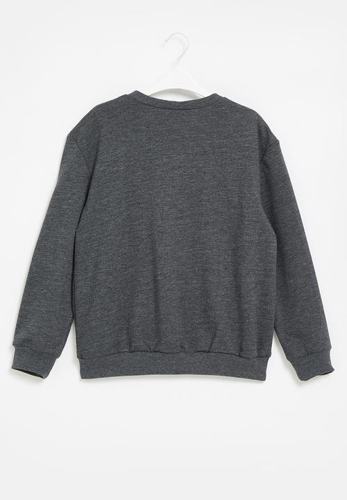 Rebel Republic - Graphic sweat top - grey