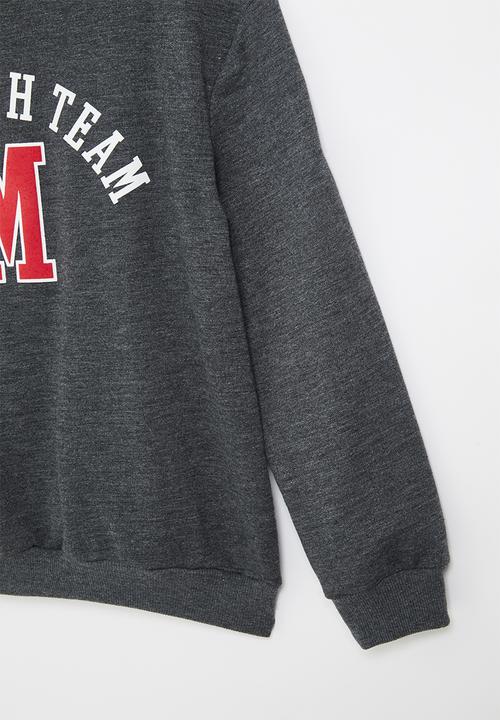Rebel Republic - Graphic sweat top - grey