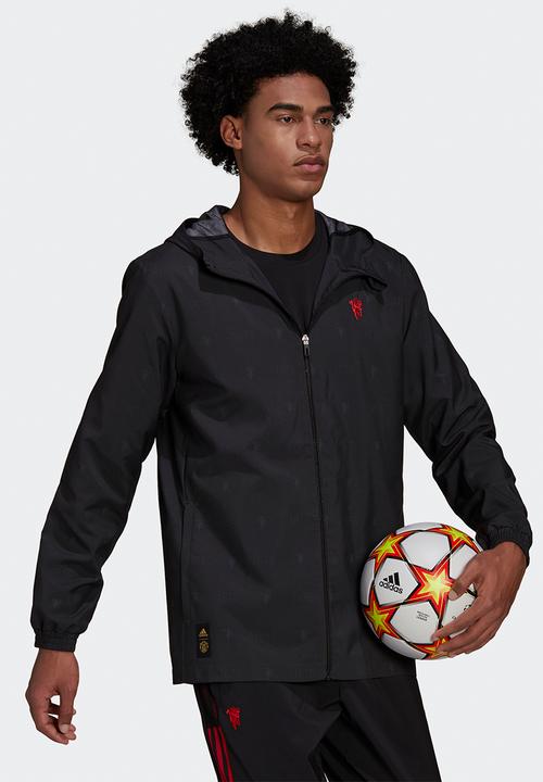 adidas Performance - Manchester United Windbreaker - Black