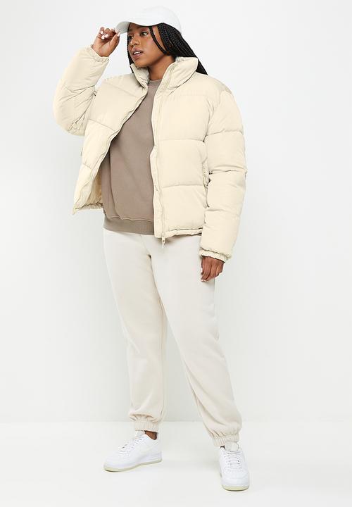 Cotton On - Curve recycled mother puffer jacket-sepia