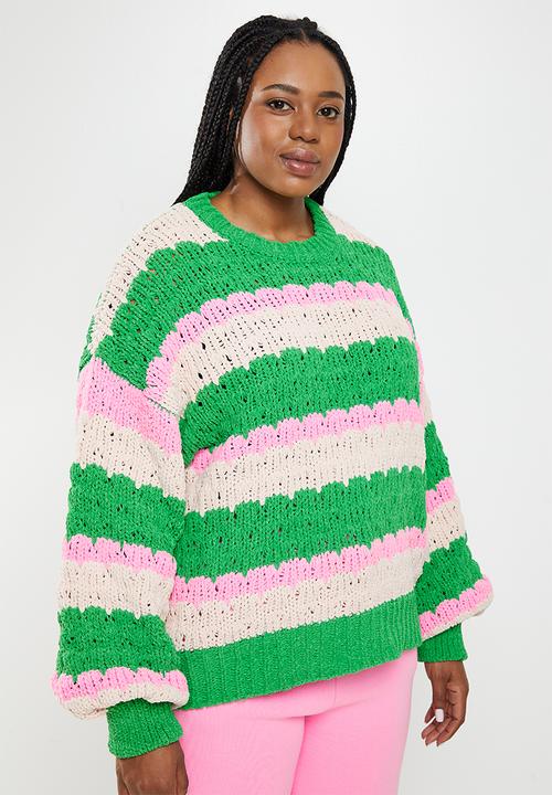 Cotton On - Curve bobble chunky pullover - multi 