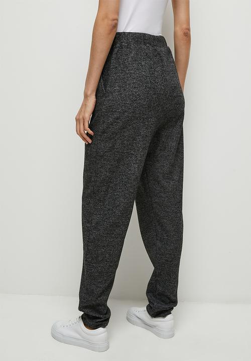 edit - Pull on cosy harem - dark charcoal