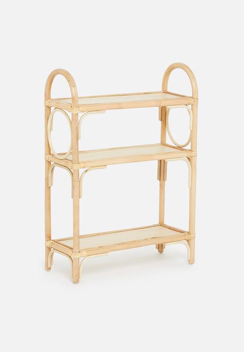 Sixth Floor - Rattan standing shelf