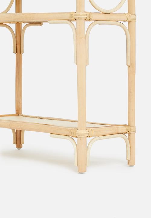 Sixth Floor - Rattan standing shelf