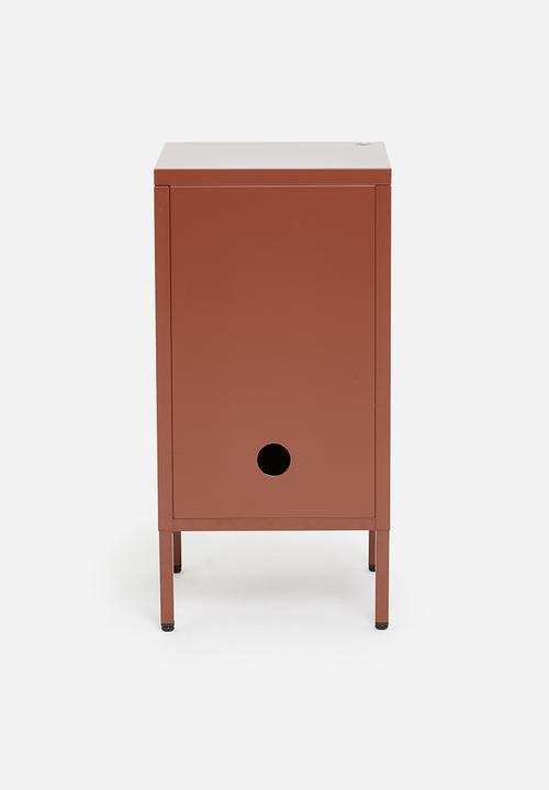 Popstrukt - Sugar cube side table - oxide red