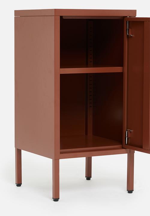 Popstrukt - Sugar cube side table - oxide red
