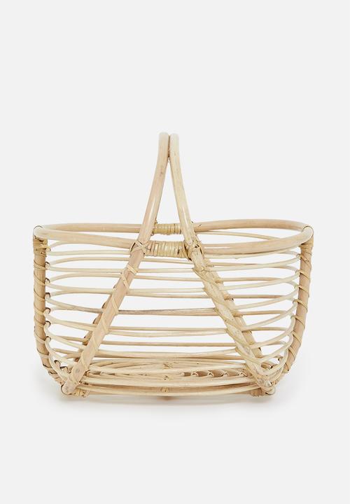 Sixth Floor - Ebbe Rattan toy basket- Natural