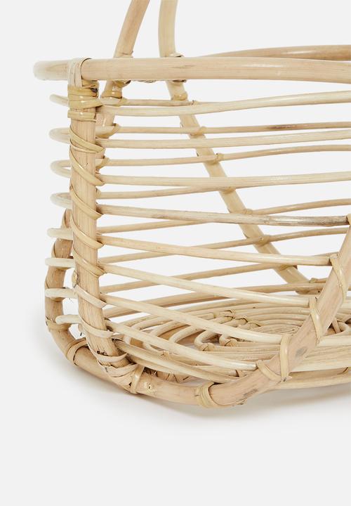 Sixth Floor - Ebbe Rattan toy basket- Natural