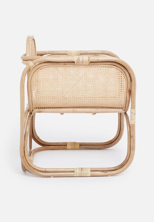 Sixth Floor - Sophie Rattan chair with weaving - natural