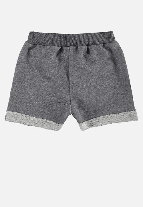 Quimby - T-shirt and sweat bermuda - white