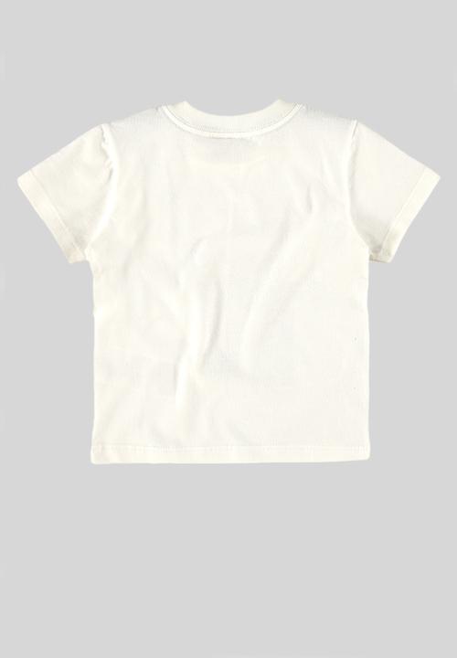 Quimby - T-shirt and sweat bermuda - off white