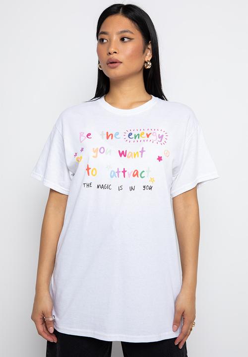 Daisy Street - Tyler tee - white
