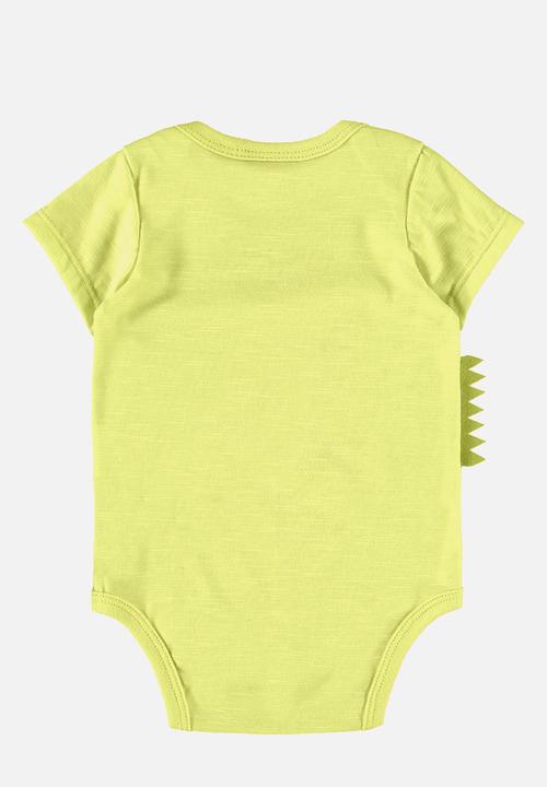 Quimby - Bodysuit, shorts and bib set - yellow