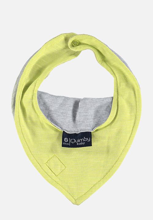 Quimby - Bodysuit, shorts and bib set - yellow