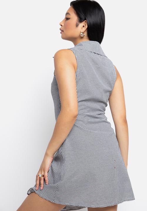 Daisy Street - Sleeveless shirt dress - gingham