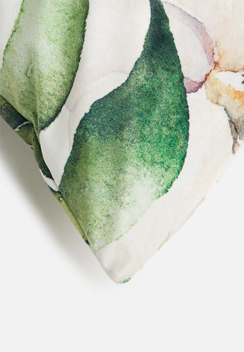 Sixth Floor - Lillypop velvet cushion cover - multi