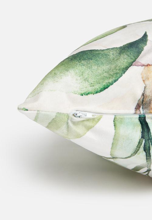 Sixth Floor - Lillypop velvet cushion cover - multi