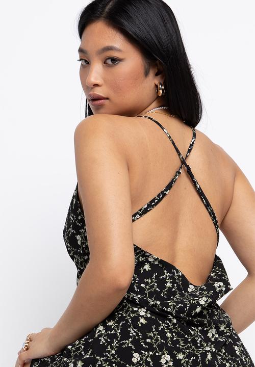 Daisy Street - Minah dress - black floral