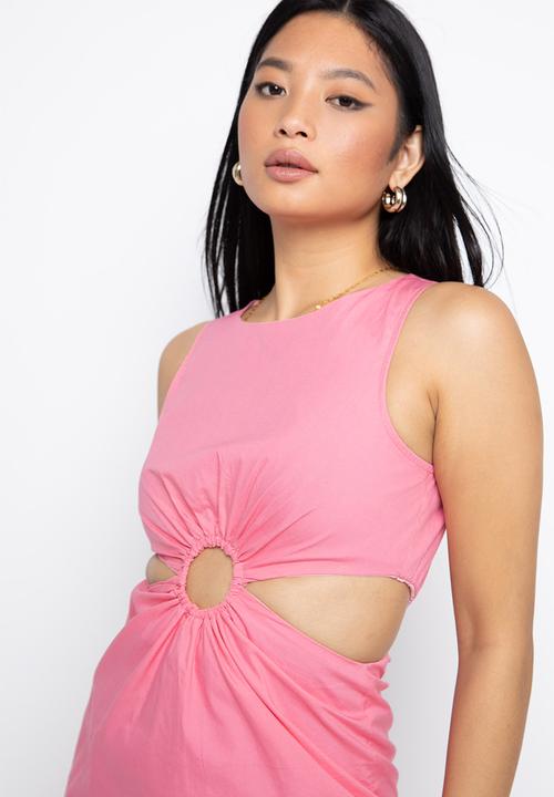 Daisy Street - Cut out side mini dress - pink