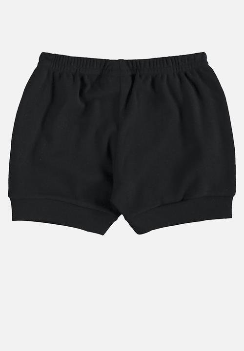 Quimby - Two bodysuits and shorts set - white & grey