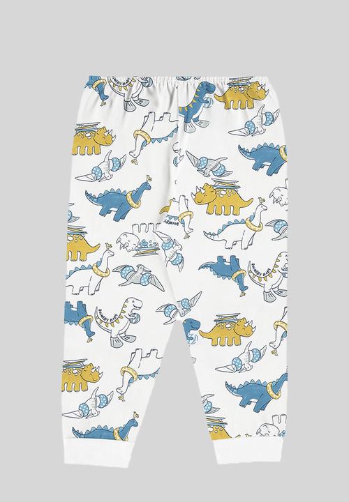 Quimby - Soft jersey cotton pants - off white