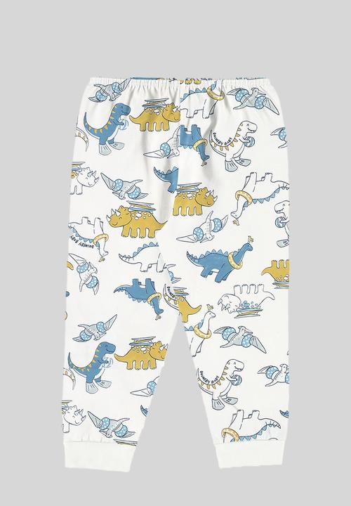 Quimby - Soft jersey cotton pants - off white