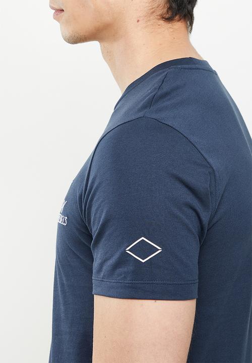 Replay - The replay printed tee - navy