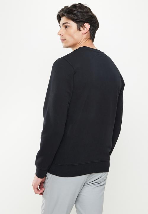 Replay - Replay branded crew sweat - black