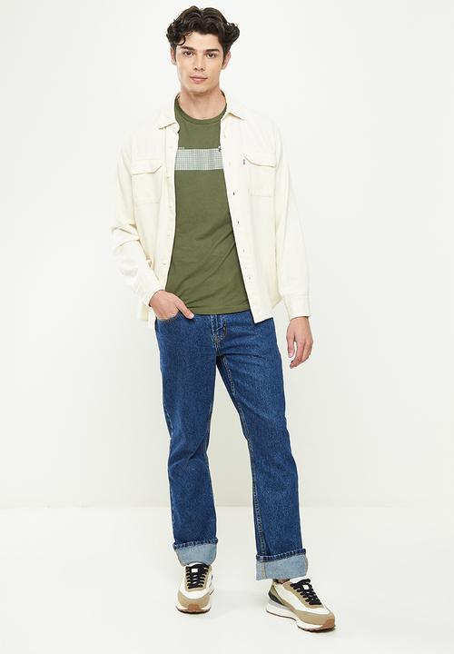 Replay - Sliver replay print tee - olive
