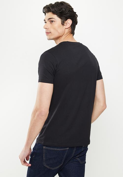 Replay - Replay big crown logo tee - black