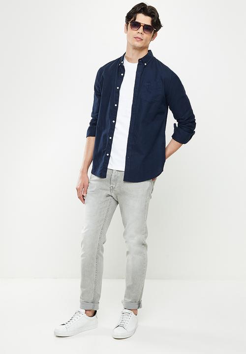 Replay - Slim fit jeans - light grey 