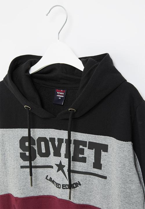 SOVIET - B mitch pull over fashion sweat top - grey
