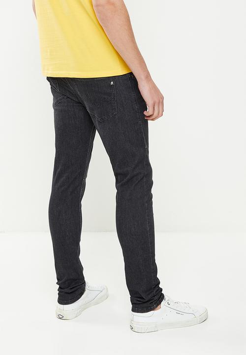 Replay - Skinny denim jeans - washed black