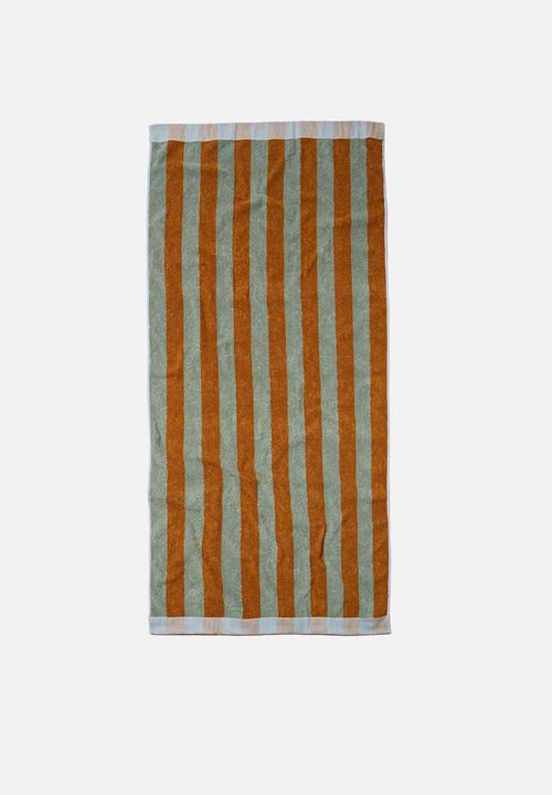 Cotton On - Rectangle bath towel - retro circles