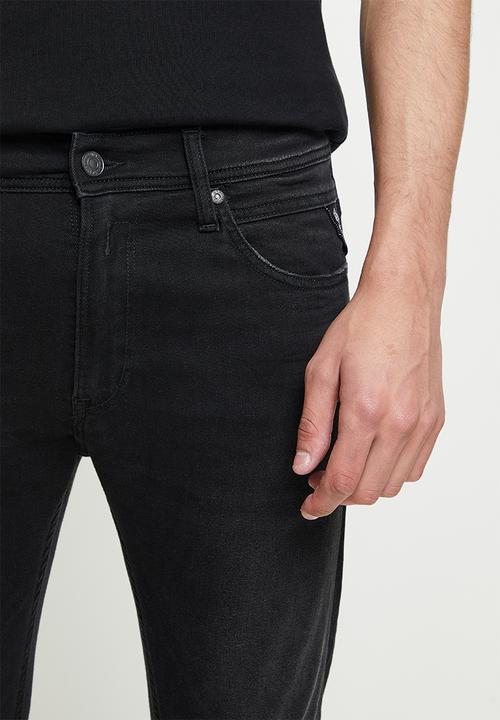 Replay - Skinny denim jeans - dark black