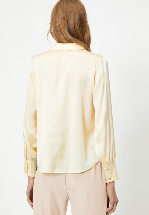 Koton - Classic long sleeve shirt - yellow