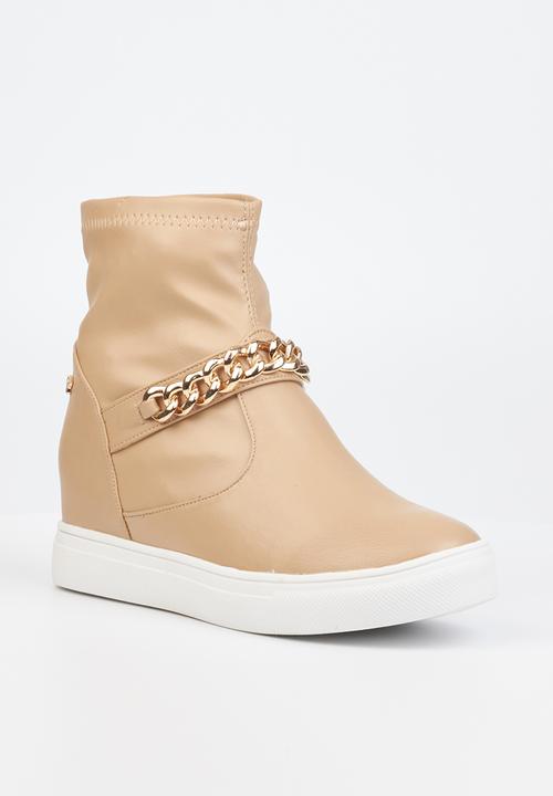 Butterfly Feet - Donna 1 wedge sneaker - neutral