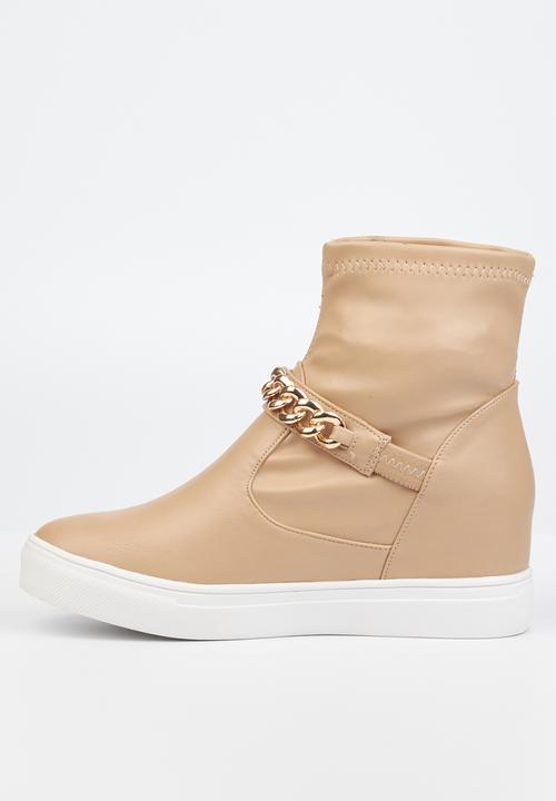Butterfly Feet - Donna 1 wedge sneaker - neutral