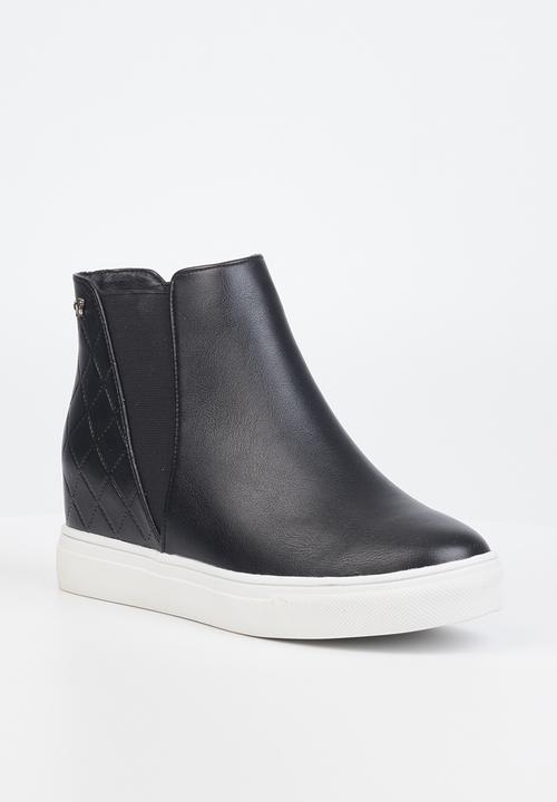 Butterfly Feet - Donna 2 wedge sneaker - black