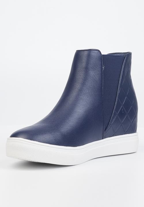 Butterfly Feet - Donna 2 wedge sneaker - navy