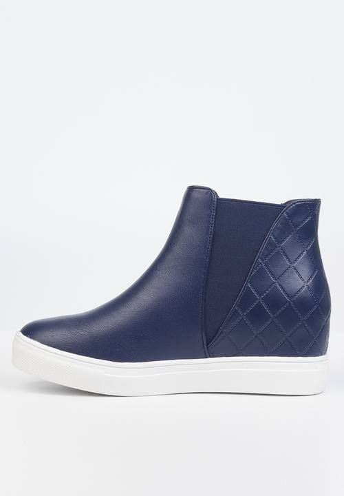Butterfly Feet - Donna 2 wedge sneaker - navy