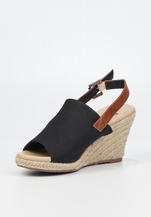 Butterfly Feet - Drayco 3 wedge heel - black