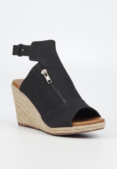 Butterfly Feet - Drayco 4 wedge heel - black