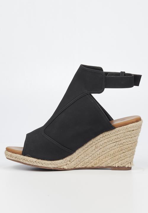 Butterfly Feet - Drayco 4 wedge heel - black