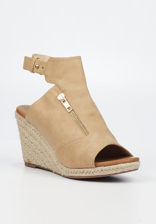 Butterfly Feet - Drayco 4 espadrille wedge heel - camel